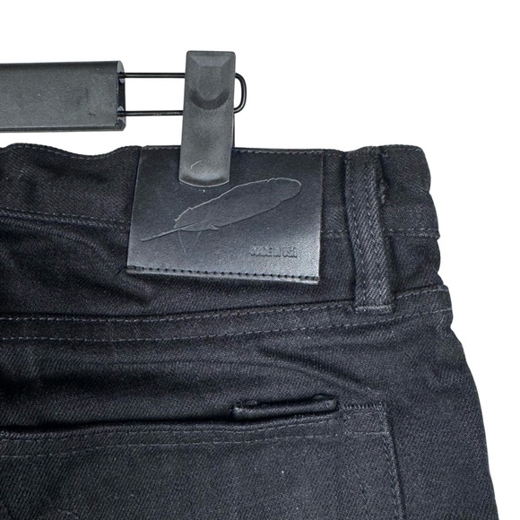 Rogue Territory RGT Skinny Waist 31 Black Japan Selvedge Denim NIHON MENPU - Picture 6 of 12